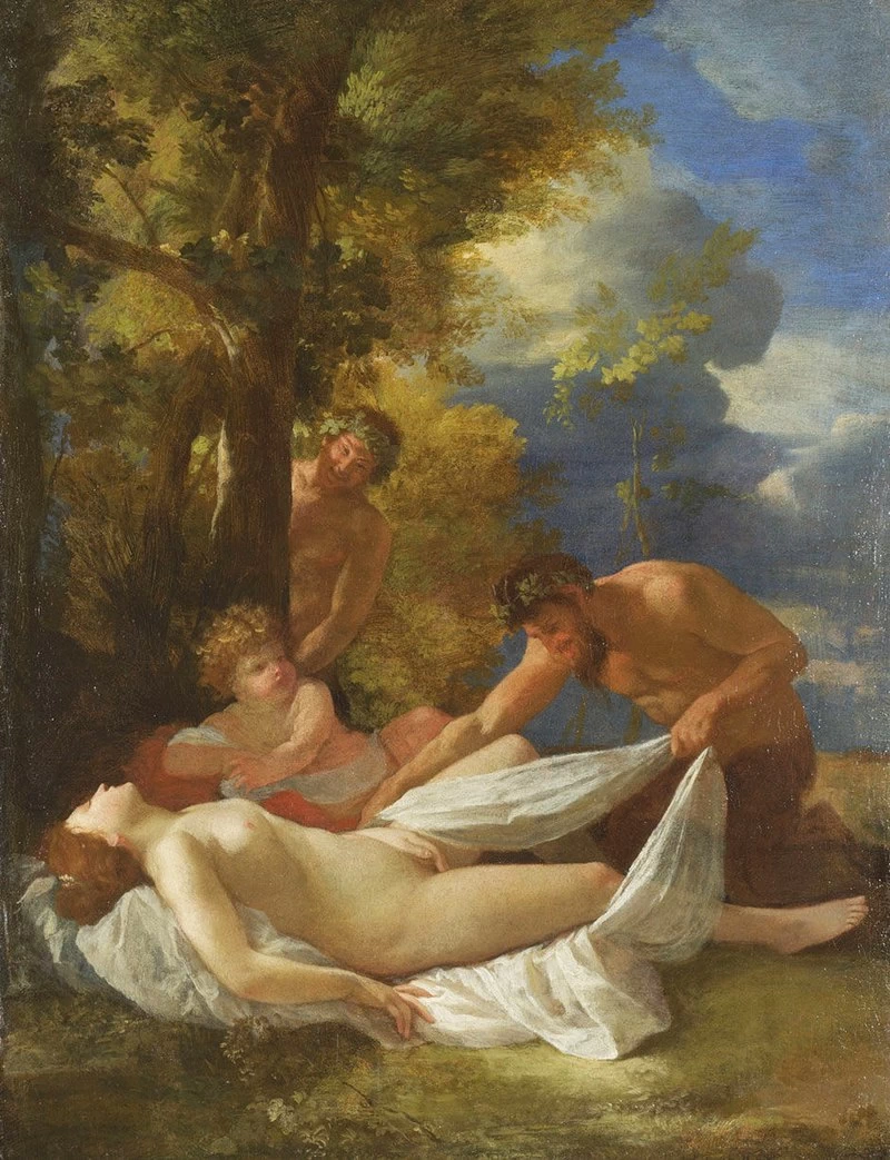 Ninfa e satiri
